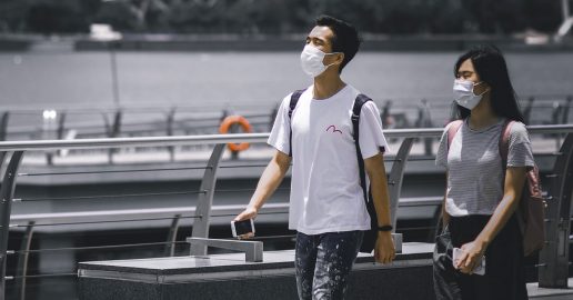 People with mask